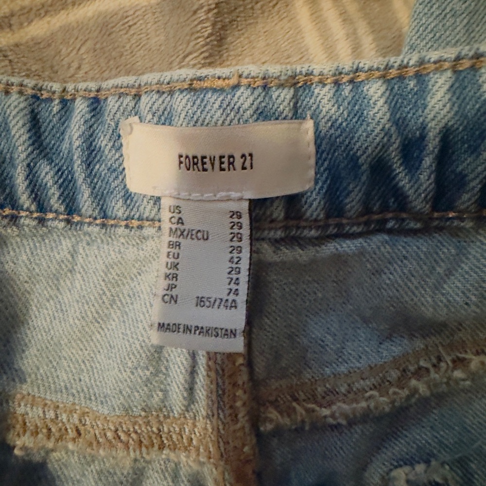 Forever 21 Sky Blue Denim Pants